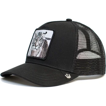 cepur-izliekta-truckeris-melns-snapback-berniem-tiger-earn-your-stripes-the-farm-no-goorin-bros