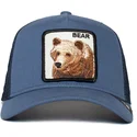 cepur-truckeris-zils-snapback-big-bear-truckin-the-farm-no-goorin-bros