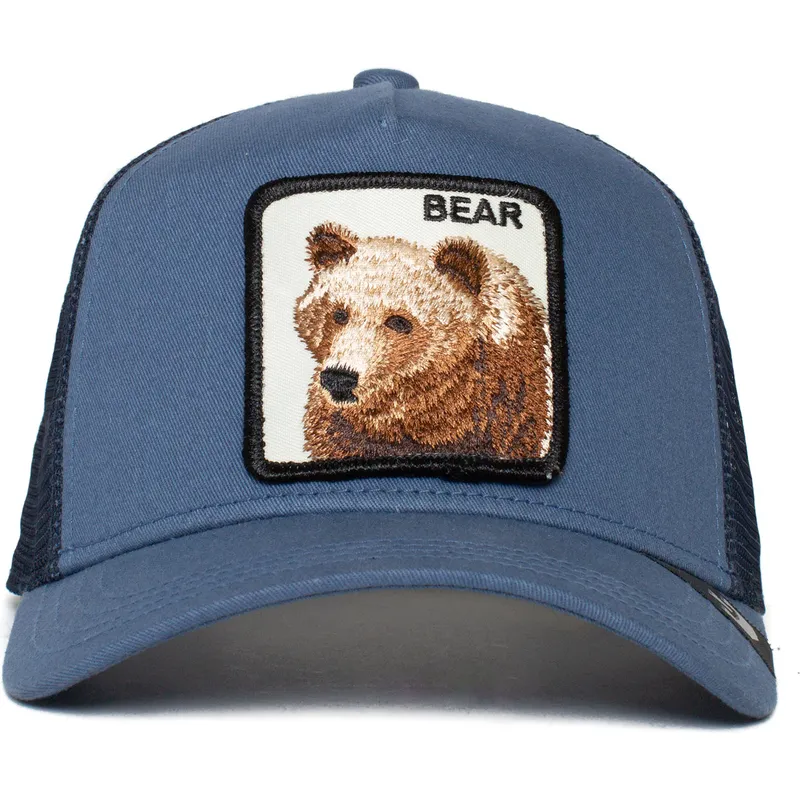 cepur-truckeris-zils-snapback-big-bear-truckin-the-farm-no-goorin-bros