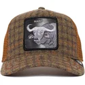 braune-trucker-mutze-buffel-hard-hardwood-the-farm-von-goorin-bros