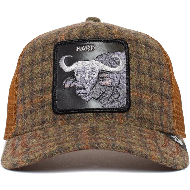 cepur-izliekta-truckeris-bruns-snapback-hard-hardwood-the-farm-no-goorin-bros