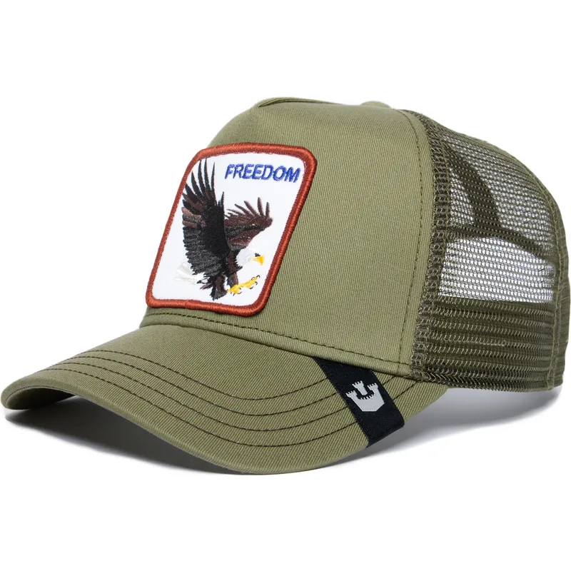 cepur-izliekta-truckeris-zals-snapback-freedom-the-farm-no-goorin-bros