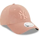cepur-izliekta-roza-regulejams-9forty-velour-no-new-york-yankees-mlb-no-new-era