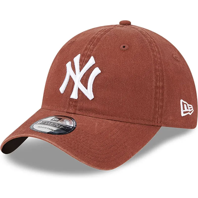 cepur-izliekta-bruns-regulejams-9twenty-league-essential-no-new-york-yankees-mlb-no-new-era
