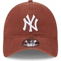 cepur-izliekta-bruns-regulejams-9twenty-league-essential-no-new-york-yankees-mlb-no-new-era