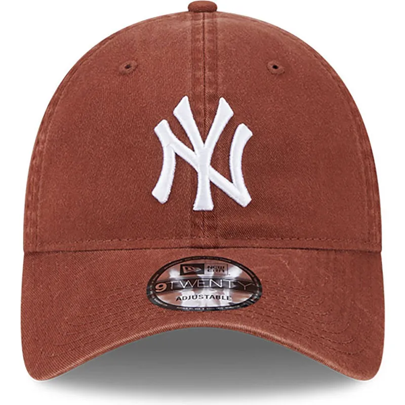 cepur-izliekta-bruns-regulejams-9twenty-league-essential-no-new-york-yankees-mlb-no-new-era