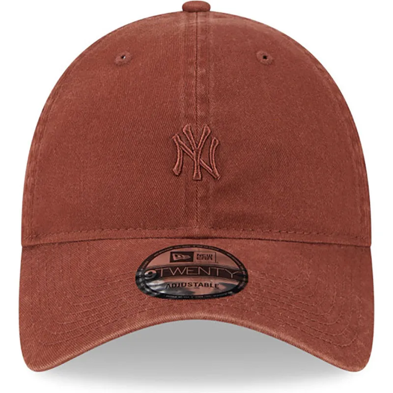 cepur-izliekta-bruns-regulejams-9twenty-mini-no-new-york-yankees-mlb-no-new-era