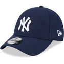 cepur-izliekta-tumsi-zils-regulejams-9forty-essential-melton-wool-no-new-york-yankees-mlb-no-new-era