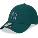 cepur-izliekta-zals-regulejams-9forty-check-infill-no-new-york-yankees-mlb-no-new-era