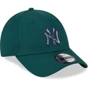 cepur-izliekta-zals-regulejams-9forty-check-infill-no-new-york-yankees-mlb-no-new-era
