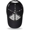 verstellbare-9forty-kappe-mit-gebogenem-schirm-in-marineblau-check-infill-los-angeles-dodgers-mlb-von-new-era