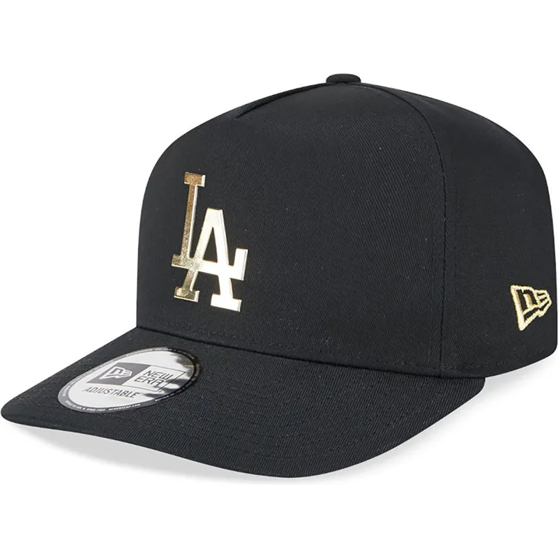 cepur-izliekta-melns-snapback-a-frame-foil-pack-no-los-angeles-dodgers-mlb-no-new-era