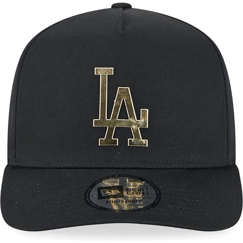 cepur-izliekta-melns-snapback-a-frame-foil-pack-no-los-angeles-dodgers-mlb-no-new-era