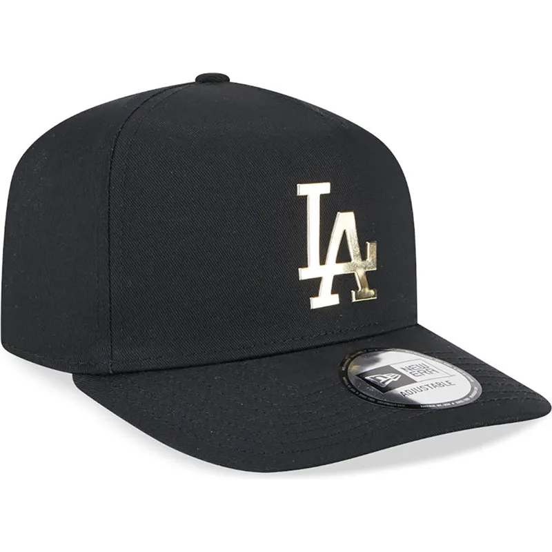 cepur-izliekta-melns-snapback-a-frame-foil-pack-no-los-angeles-dodgers-mlb-no-new-era