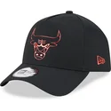 cepur-izliekta-melns-snapback-a-frame-foil-pack-no-chicago-bulls-nba-no-new-era