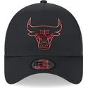 cepur-izliekta-melns-snapback-a-frame-foil-pack-no-chicago-bulls-nba-no-new-era