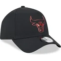 cepur-izliekta-melns-snapback-a-frame-foil-pack-no-chicago-bulls-nba-no-new-era