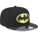 cepur-plakana-melns-snapback-berniem-9fifty-no-batman-dc-comics-no-new-era