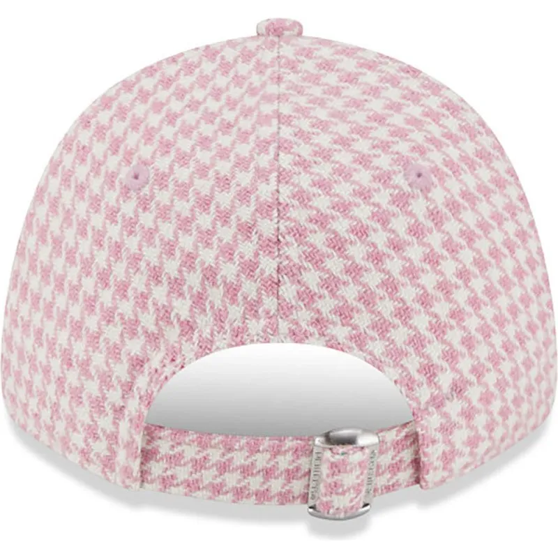 cepur-izliekta-roza-regulejams-9forty-houndstooth-no-los-angeles-dodgers-mlb-no-new-era