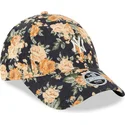 verstellbare-damenkappe-9forty-floral-cord-der-new-york-yankees-mlb-von-new-era-in-marineblau