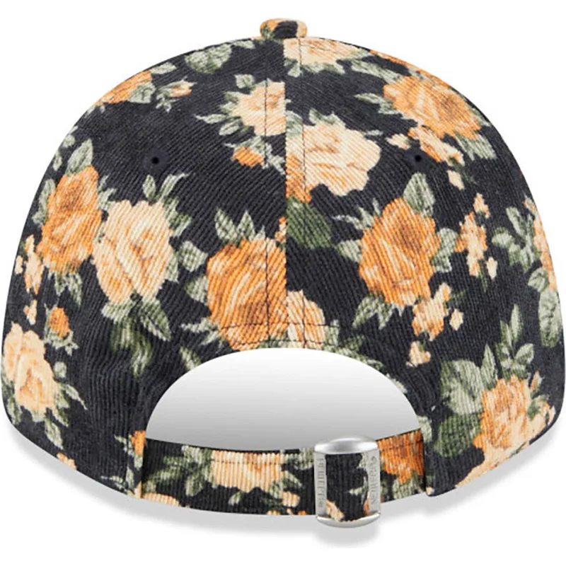 cepur-izliekta-tumsi-zils-regulejams-9forty-floral-cord-no-new-york-yankees-mlb-no-new-era