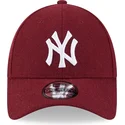 cepur-izliekta-sarkans-regulejams-9forty-essential-melton-wool-no-new-york-yankees-mlb-no-new-era