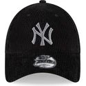 new-era-9forty-wide-cord-verstellbare-schwarze-kappe-mit-gebogenem-schirm-der-new-york-yankees-mlb