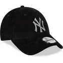new-era-9forty-wide-cord-verstellbare-schwarze-kappe-mit-gebogenem-schirm-der-new-york-yankees-mlb