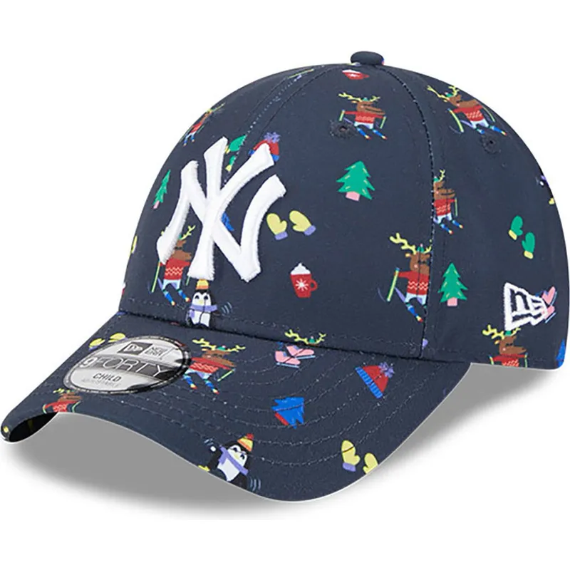 cepur-izliekta-tumsi-zils-regulejams-berniem-9forty-festive-no-new-york-yankees-mlb-no-new-era