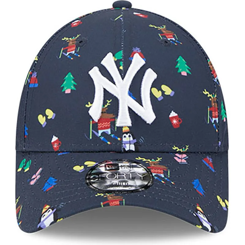 cepur-izliekta-tumsi-zils-regulejams-berniem-9forty-festive-no-new-york-yankees-mlb-no-new-era