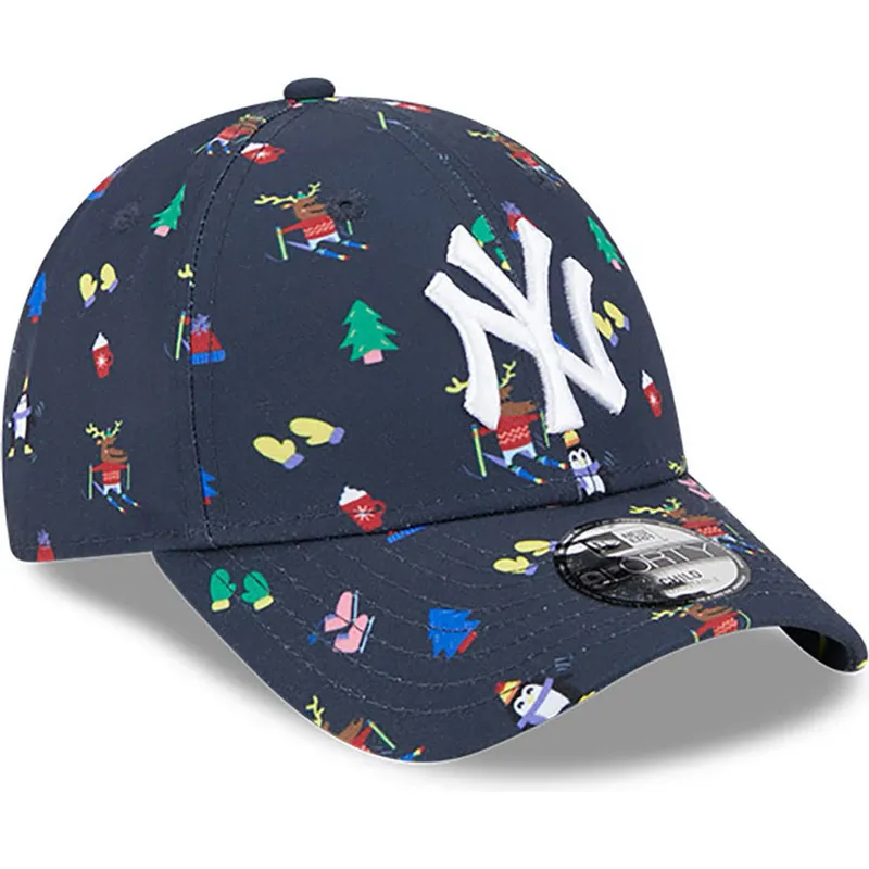 cepur-izliekta-tumsi-zils-regulejams-berniem-9forty-festive-no-new-york-yankees-mlb-no-new-era