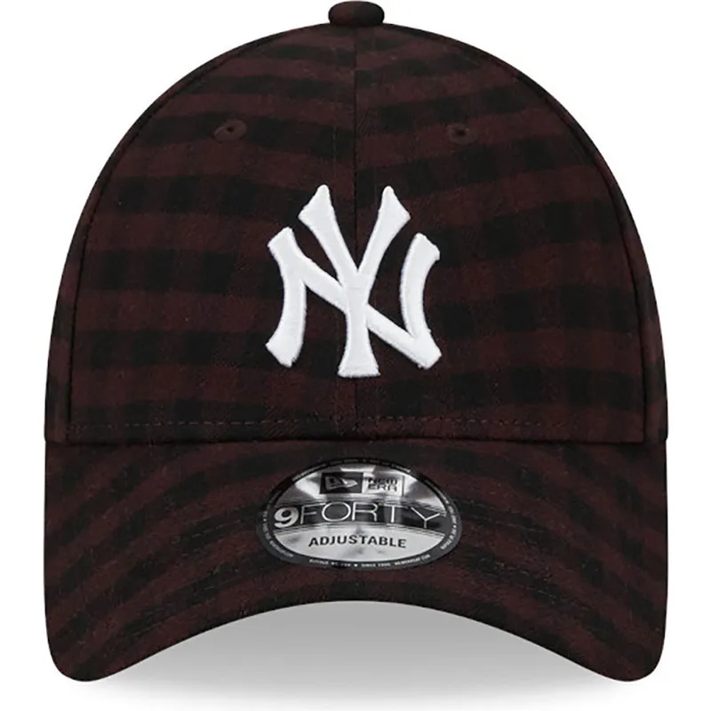 cepur-izliekta-bruns-regulejams-9forty-flannel-no-new-york-yankees-mlb-no-new-era