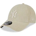 cap-izliekta-beige-adjustable-strap-9forty-wide-cord-no-new-york-yankees-mlb-no-new-era