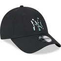 cepur-izliekta-melns-regulejams-9forty-seasonal-infill-no-new-york-yankees-mlb-no-new-era