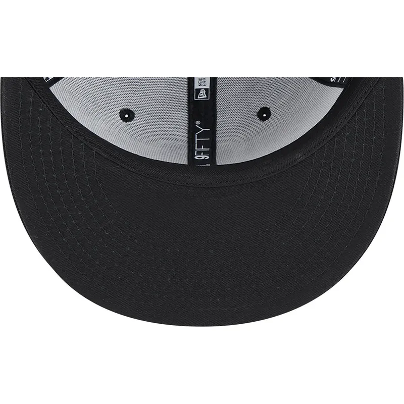 cepur-plakana-melns-snapback-9fifty-seasonal-infill-no-new-york-yankees-mlb-no-new-era