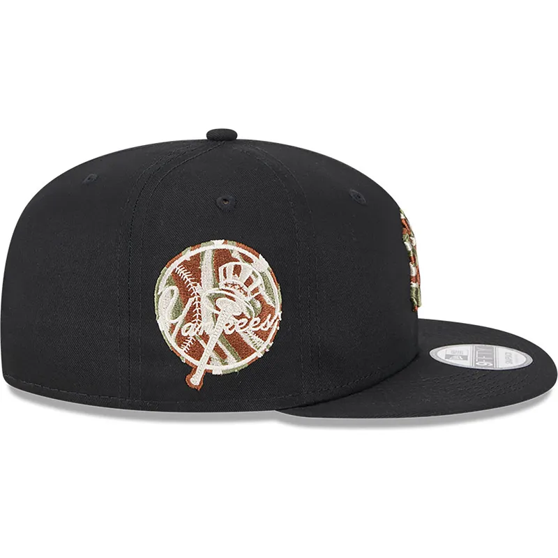 cepur-plakana-melns-snapback-9fifty-seasonal-infill-no-new-york-yankees-mlb-no-new-era