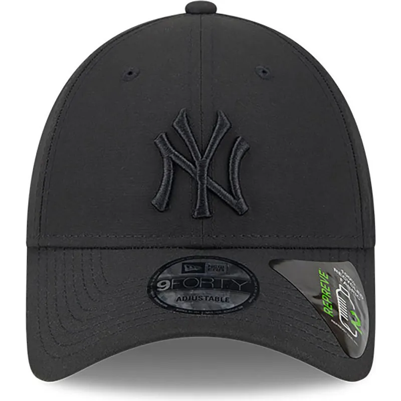 cepur-izliekta-melns-regulejams-9forty-repreve-outline-no-new-york-yankees-mlb-no-new-era
