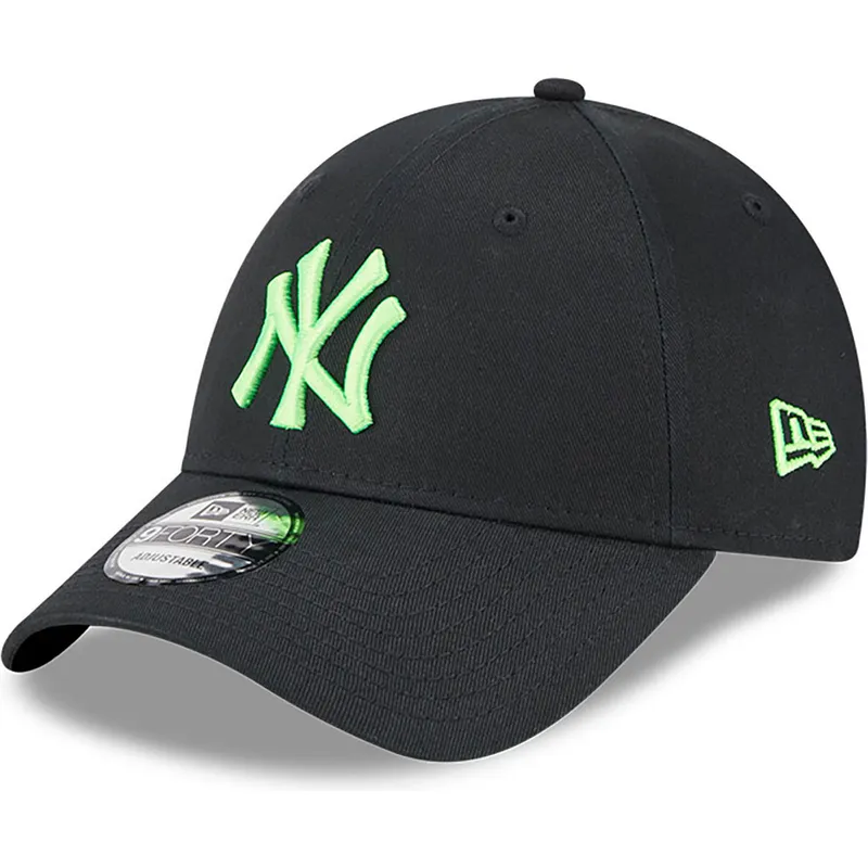 cepur-izliekta-melns-regulejams-9forty-neon-no-new-york-yankees-mlb-no-new-era