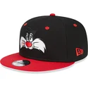cepur-plakana-melns-snapback-9fifty-no-silvestre-looney-tunes-no-new-era