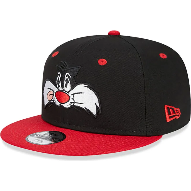 cepur-plakana-melns-snapback-9fifty-no-silvestre-looney-tunes-no-new-era