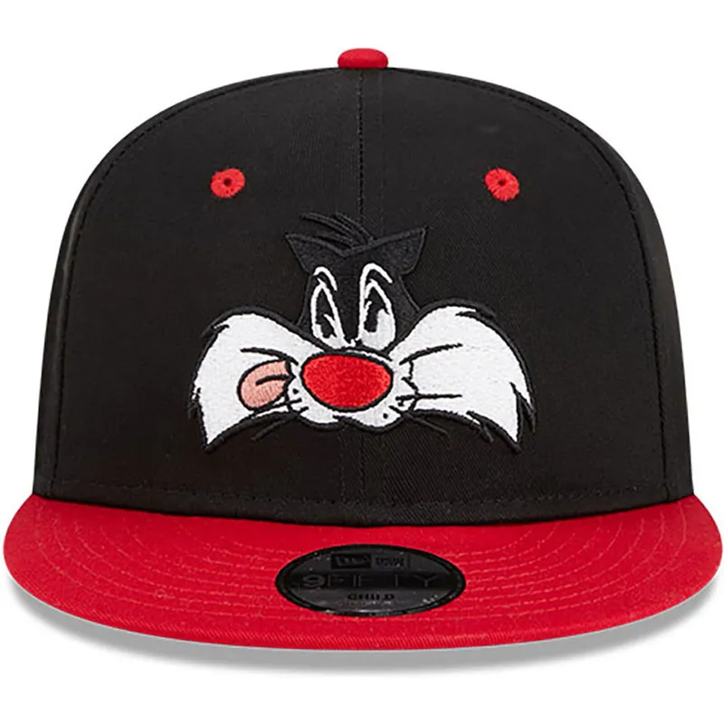 cepur-plakana-melns-snapback-9fifty-no-silvestre-looney-tunes-no-new-era