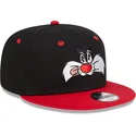 cepur-plakana-melns-snapback-9fifty-no-silvestre-looney-tunes-no-new-era