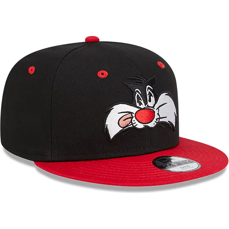 cepur-plakana-melns-snapback-9fifty-no-silvestre-looney-tunes-no-new-era