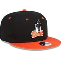 cepur-plakana-melns-snapback-9fifty-no-pato-lucas-looney-tunes-no-new-era