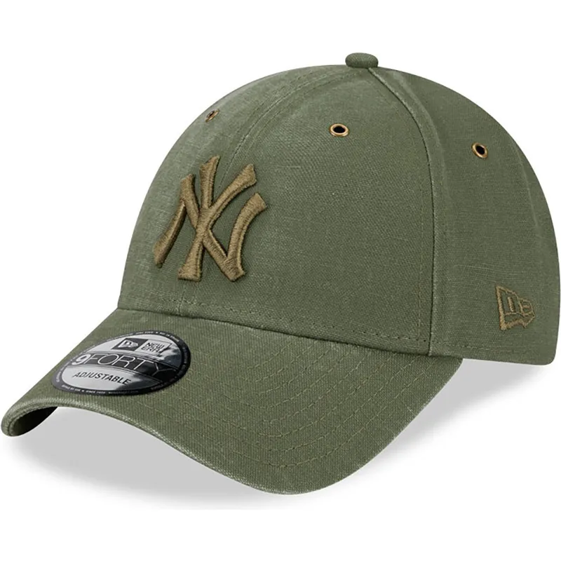 cepur-izliekta-zals-regulejams-9forty-washed-canvas-no-new-york-yankees-mlb-no-new-era