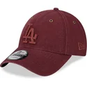 cepur-izliekta-sarkans-regulejams-9forty-washed-canvas-no-los-angeles-dodgers-mlb-no-new-era