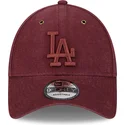 cepur-izliekta-sarkans-regulejams-9forty-washed-canvas-no-los-angeles-dodgers-mlb-no-new-era