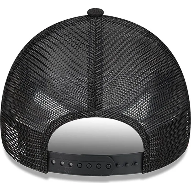 cepur-izliekta-truckeris-melns-snapback-a-frame-est-1920-no-new-era