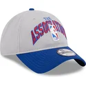 cap-izliekta-gray-adjustable-strap-9twenty-tip-off-2023-no-nba-no-new-era