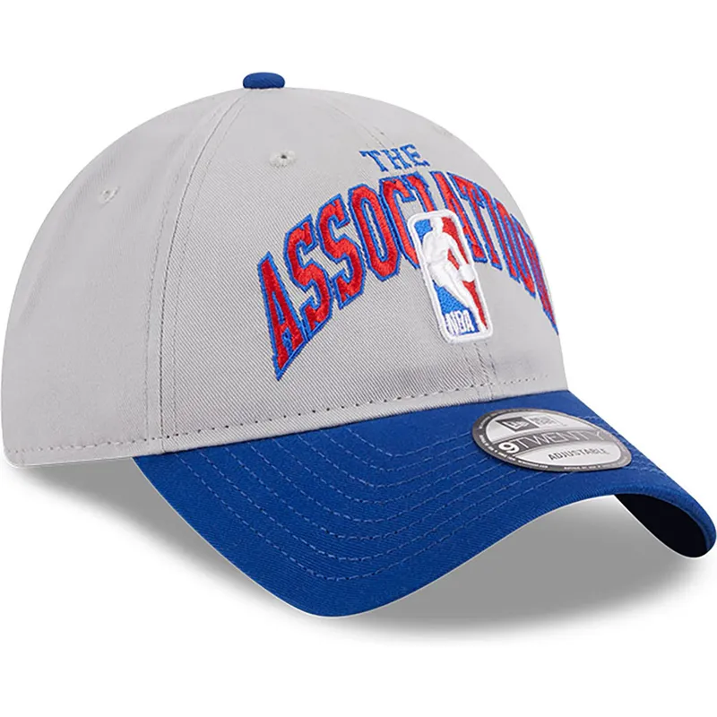 cap-izliekta-gray-adjustable-strap-9twenty-tip-off-2023-no-nba-no-new-era